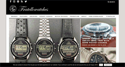 Desktop Screenshot of fratellowatches.com